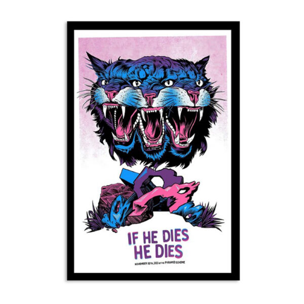 If He Dies He Dies The Pyramid Scheme Grand Rapids Mi Nov 18 2023 Poster