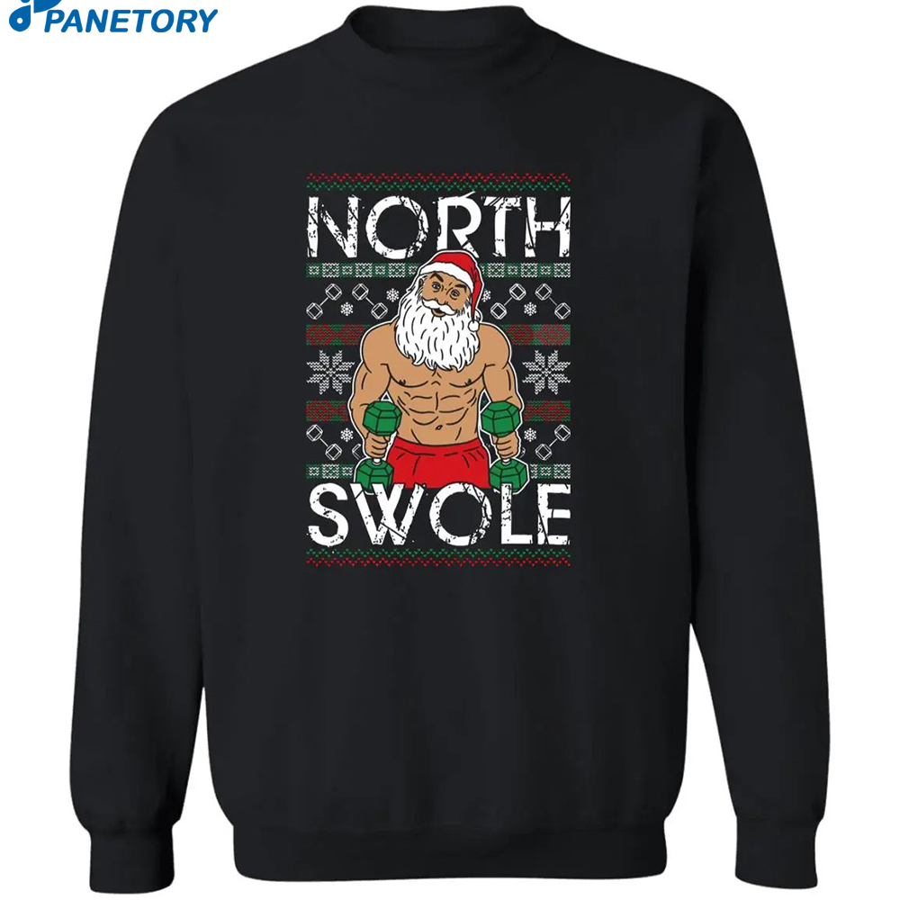 Jacked Santa Claus North Swole Christmas Sweater 6 Jacked Santa Claus North Swole Christmas Sweater