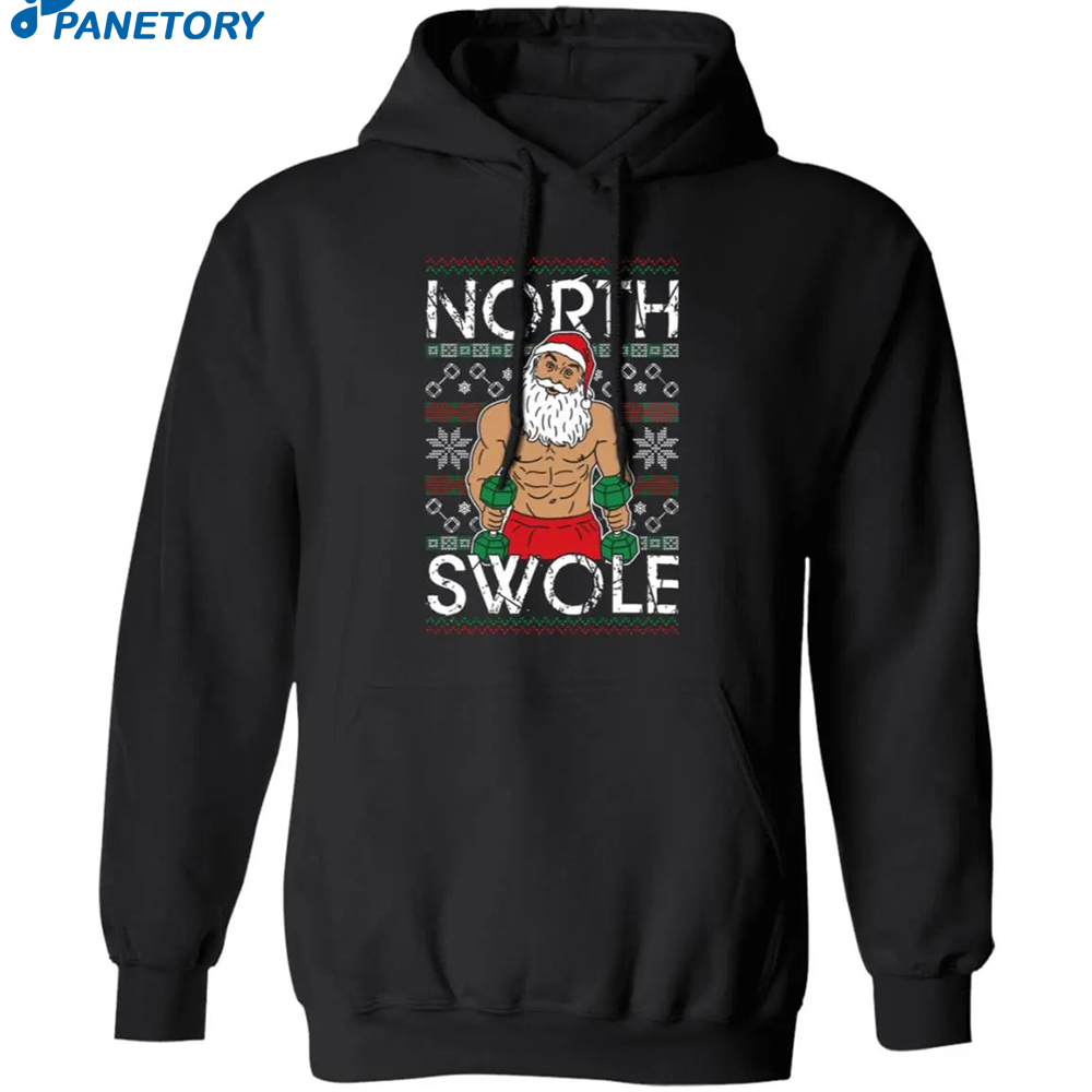 Jacked Santa Claus North Swole Christmas Sweater 7 Jacked Santa Claus North Swole Christmas Sweater 2