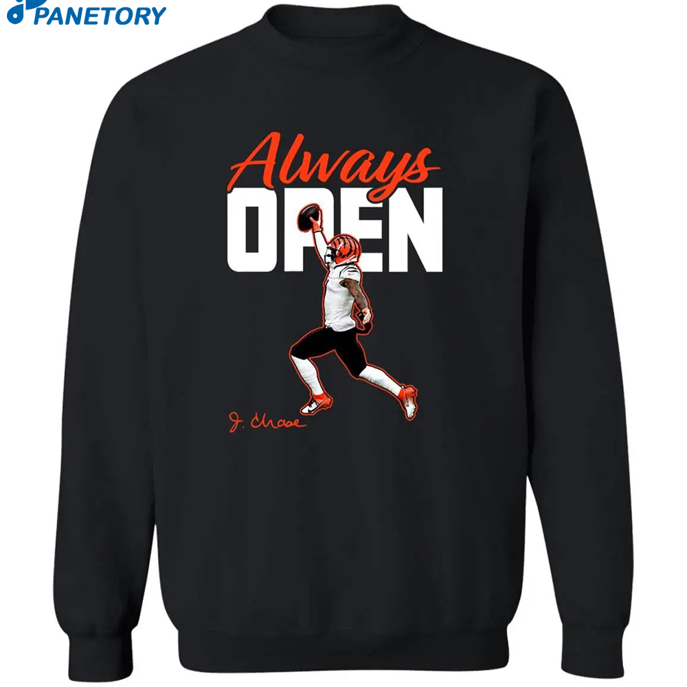 Ja’marr Chase Always Open Shirt 6 Ja’marr Chase Always Open Shirt 3