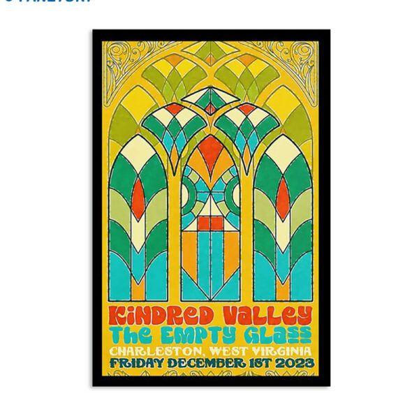 Kindred Valley Show Poster Charleston Wv Dec 2023 Poster