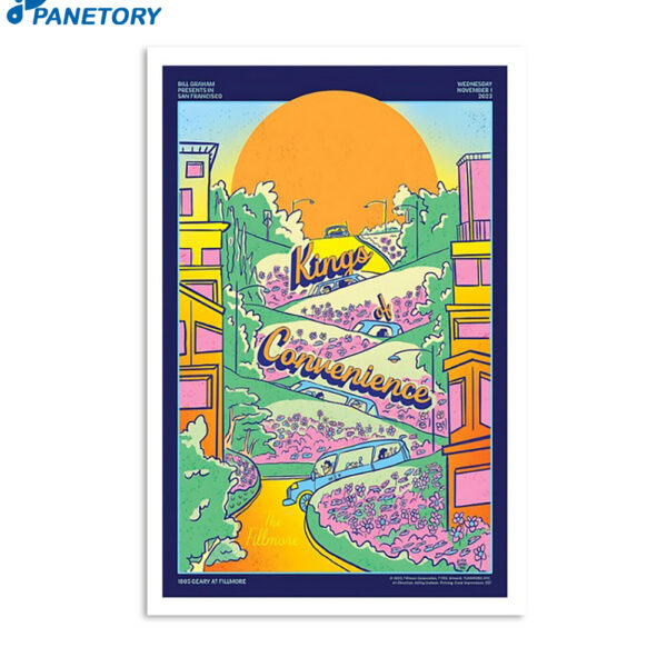 Kings Of Convenience San Francisco Ca Nov 1 2023 Poster