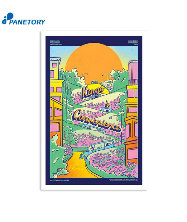 Kings Of Convenience San Francisco Ca Nov 1 2023 Poster