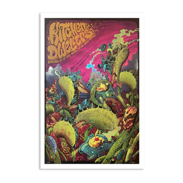 Kitchen Dwellers Concert Ogden Theatre Denver Co November 10 11 2023 Poster