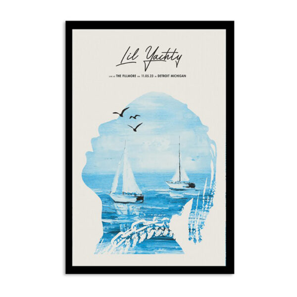 Lil Yachty The Field Trip Tour Detroit Michigan Nov 5 2023 Poster