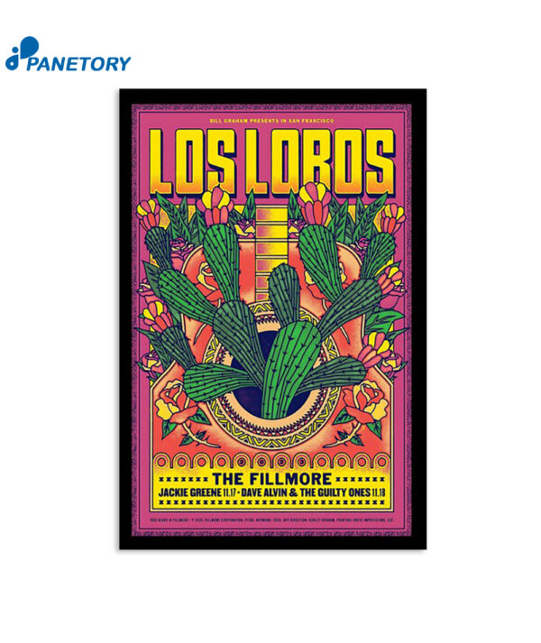 Los Lobos Tour On November 17 2023 At The Fillmore Poster