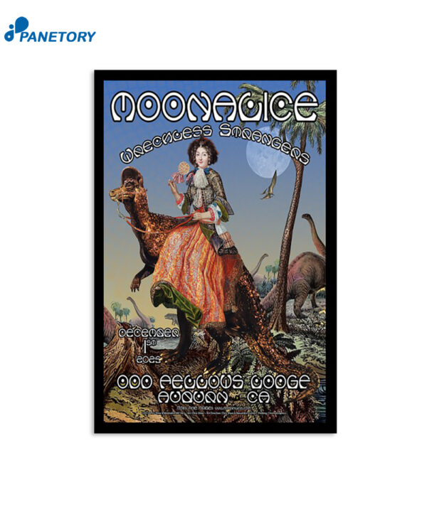 Moonalice Dec 1 2023 Odd Fellows Lodge Auburn Ca Poster