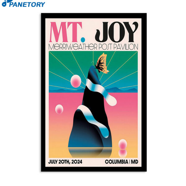 Mt. Joy Merriweather Post Pavilion Columbia Md July 20 2023 Poster