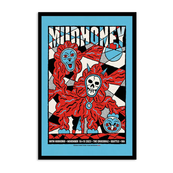 Mudhoney Poster November 2023 The Crocodile Seattle Wa Poster