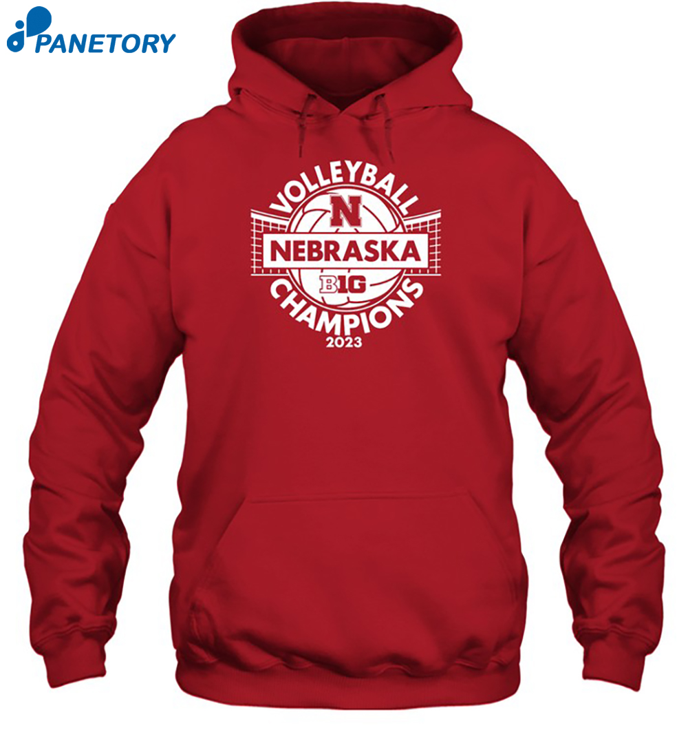 Nebraska Huskers 2023 Big Ten Volleyball Champions Shirt 2