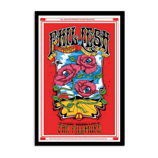 Phil Lesh & Friends Events Nov 03 2023 San Francisco Ca Poster