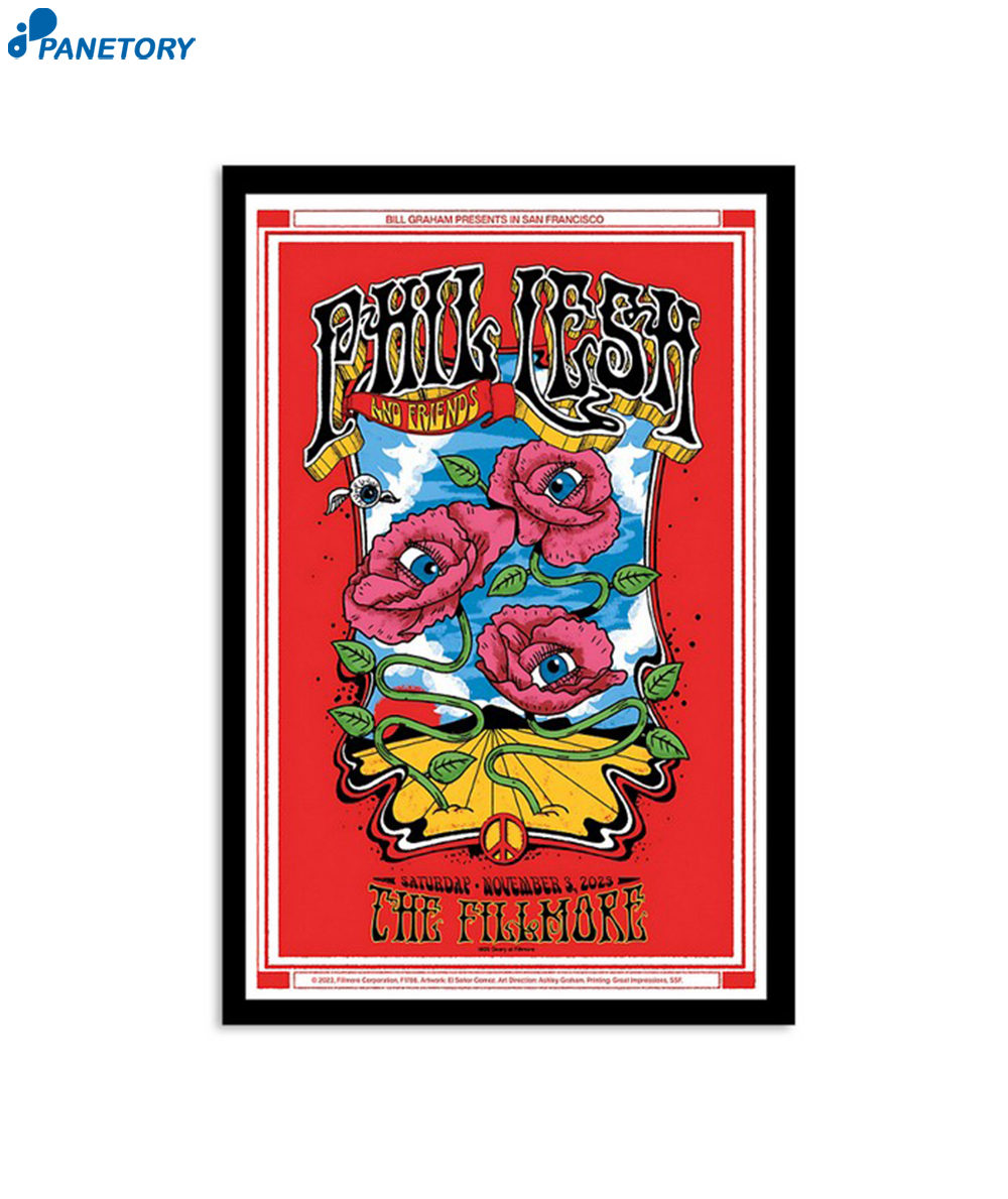 Phil Lesh & Friends Events Nov 03 2023 San Francisco Ca Poster
