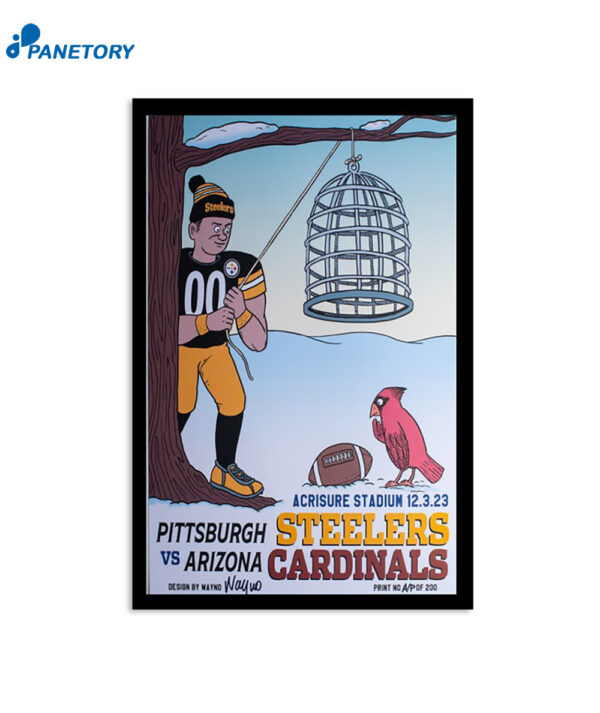 Pittsburgh Steelers Vs Arizona Cardinals Acrisure Stadium Game Day Dec 3 2023 Poster