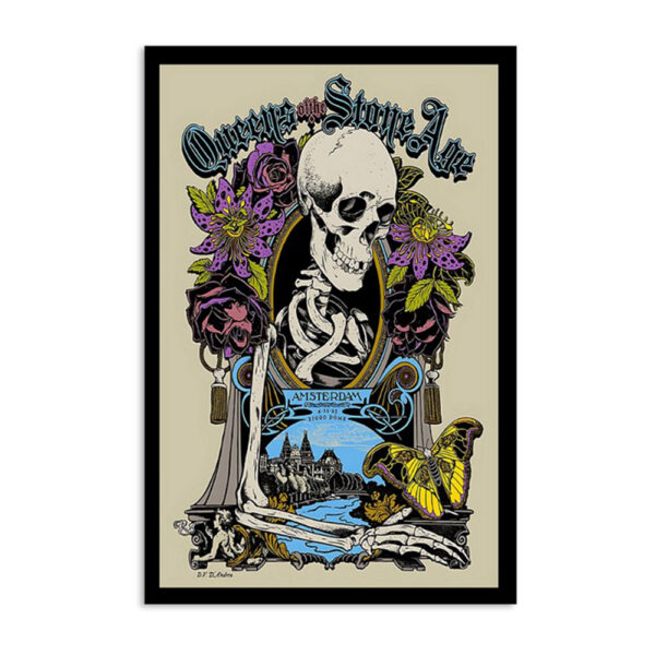 Queens Of The Stone Age Amsterdam Ziggo Dome Nov 4 2023 Poster