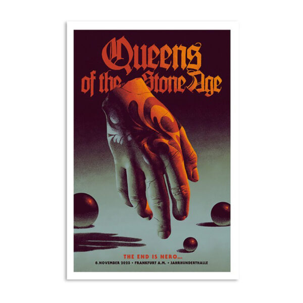 Queens Of The Stone Age In Frankfurt November 8th 2023 Poster