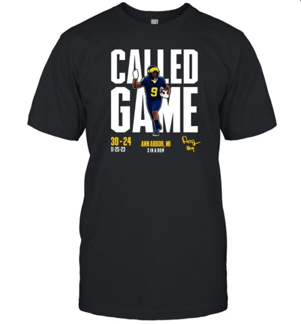 Rod Moore Called Game 30-24 Ann Arbor Mi 11-25-23 Shirt
