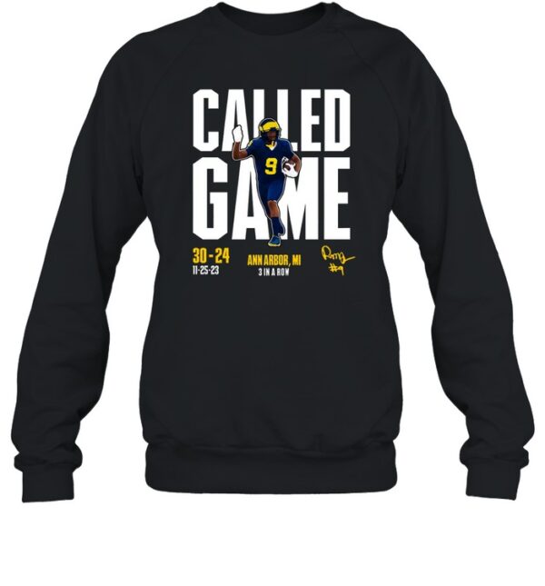 Rod Moore Called Game 30-24 Ann Arbor Mi 11-25-23 Shirt