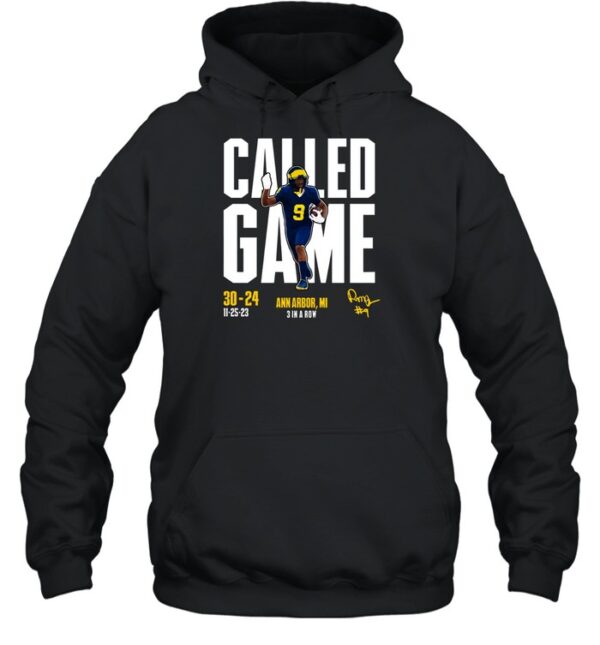 Rod Moore Called Game 30-24 Ann Arbor Mi 11-25-23 Shirt