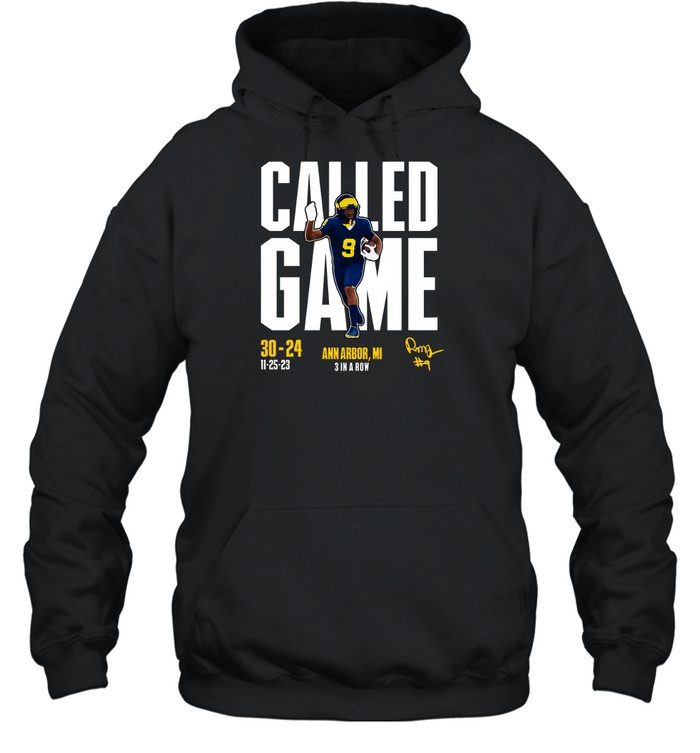 Rod Moore Called Game 30-24 Ann Arbor Mi 11-25-23 Shirt 7 Rod Moore Called Game 30-24 Ann Arbor Mi 11-25-23 Shirt 2