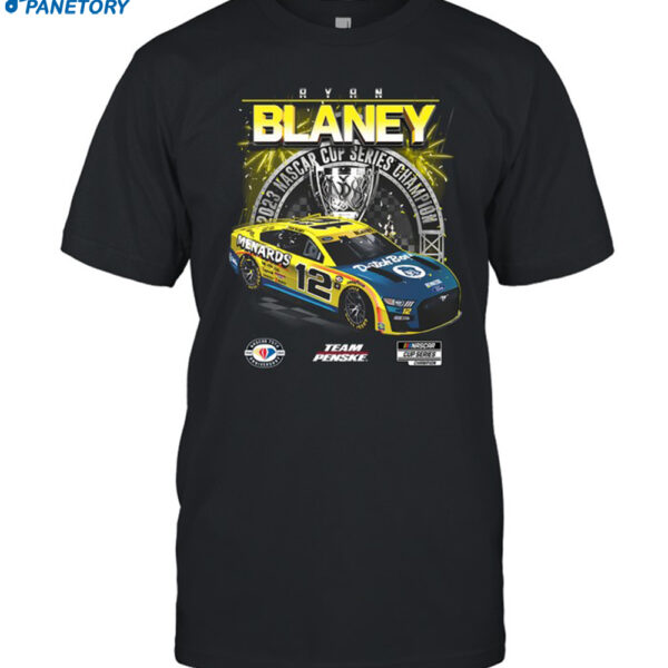 Ryan Blaney 2023 Nascar Cup Series Championship Shirt