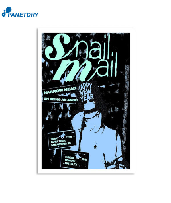 Snail Mail Mohawk Austin Tx 2023 Poster