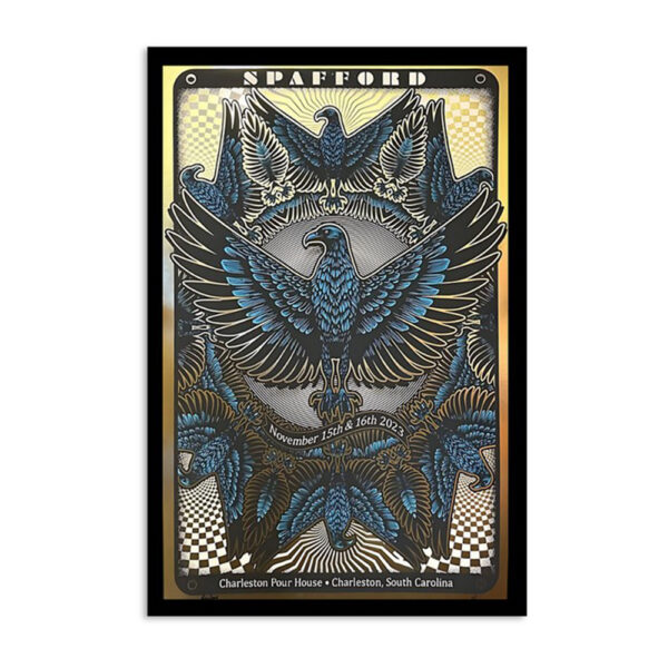 Spafford Charleston Pour House Charleston South Carolina Nov 2023 Poster