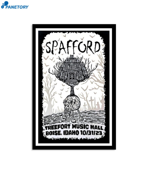 Spafford Show Treefort Music Hall Boise Oct 31 2023 Poster