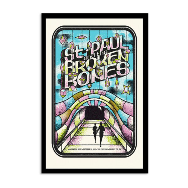 St. Paul And The Broken Bones The Caverns Grundy Tn Oct 29 2023 Poster