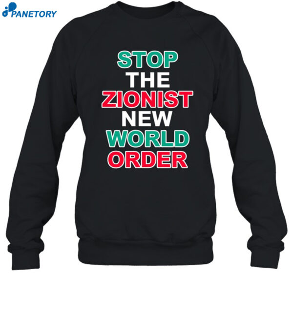 Stop The Zionist New World Order Shirt