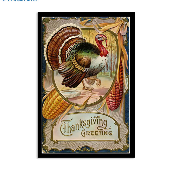Thanksgiving Day Greeting 2023 Poster