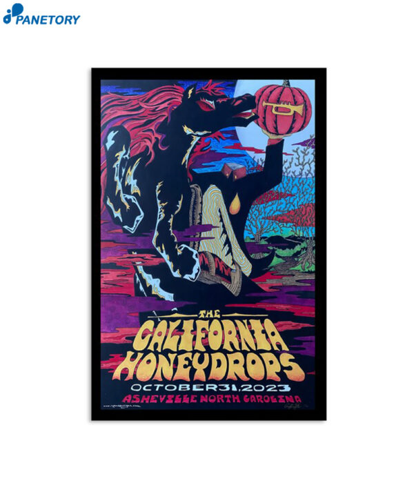 The California Honeydrops Asheville North Carolina October 31 2023 Poster