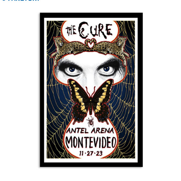 The Cure Nov 27 2023 Antel Arena Montevideo Uruguay Poster