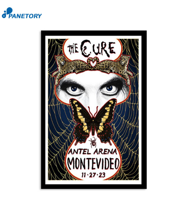 The Cure Nov 27 2023 Antel Arena Montevideo Uruguay Poster