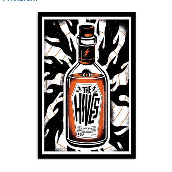 The Hives Arena 1 Lima Peru November 25 2023 Poster