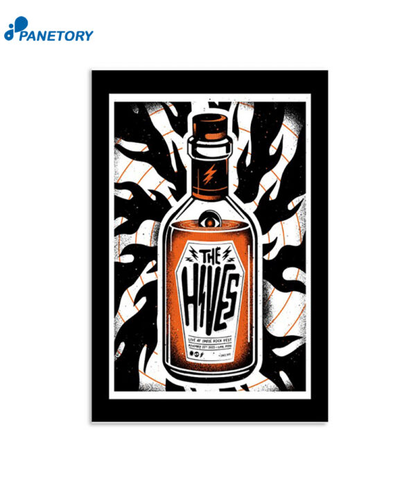The Hives Live At Indie Rock Fest Lima Peru 11 25 2023 Poster