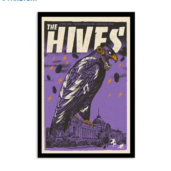The Hives Teatro Caupolicán Santiago Chile November 27 2023 Poster