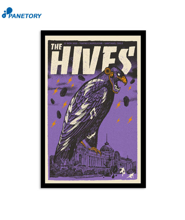 The Hives Teatro Caupolicán Santiago Chile November 27 2023 Poster