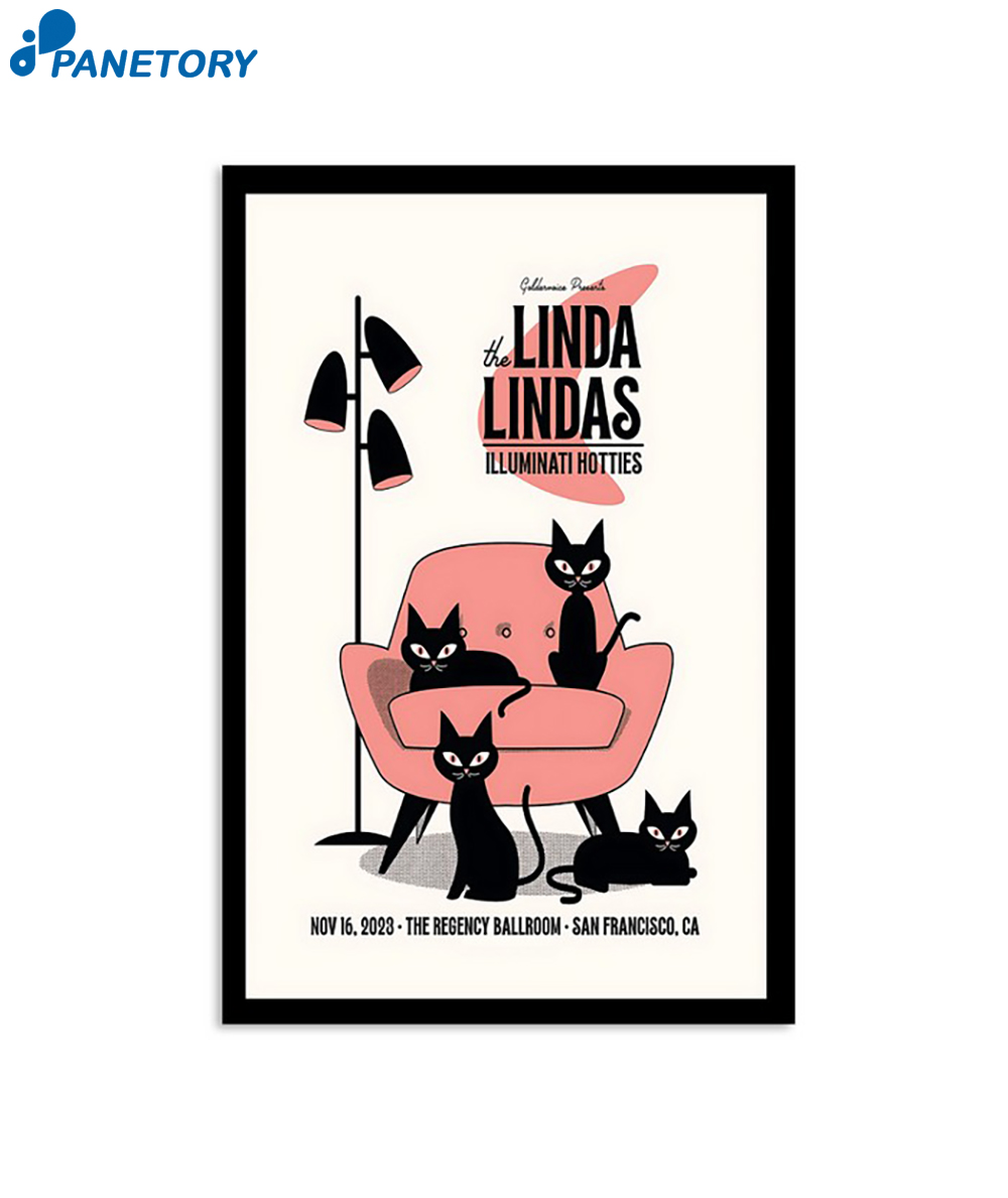 The Linda Lindas Tour Nov 16 2023 San Francisco Ca Poster