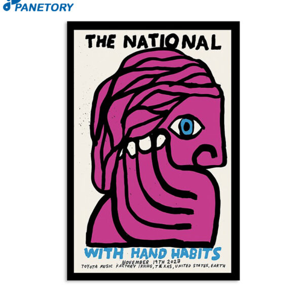 The National Shows Toyota Music Factory November 19 2023 Poster