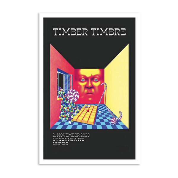 Timber Timbre Tour Leipzig Ut Connewitz Nov 02 2023 Poster