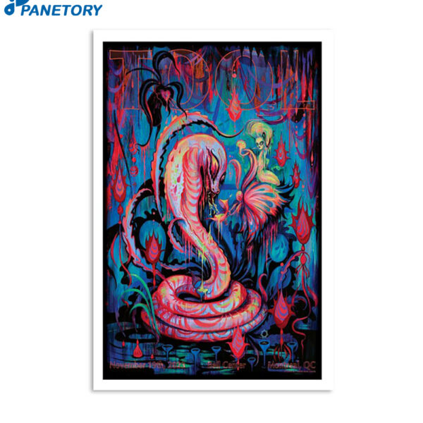 Tool Bell Centre Montreal Qc November 19 2023 Poster