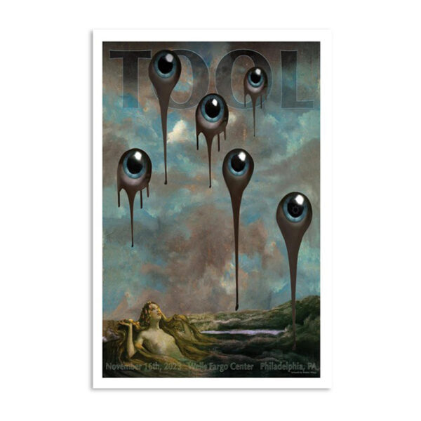 Tool Tour Philadelphia Wells Fargo Center Nov 16 2023 Poster