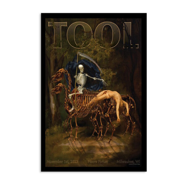 Tool At Fiserv Forum Milwaukee Wi November 1 2023 Poster