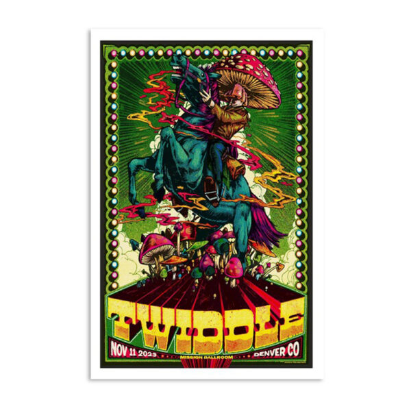 Twiddle Mission Ballroom Denver Co Nov 11 2023 Poster