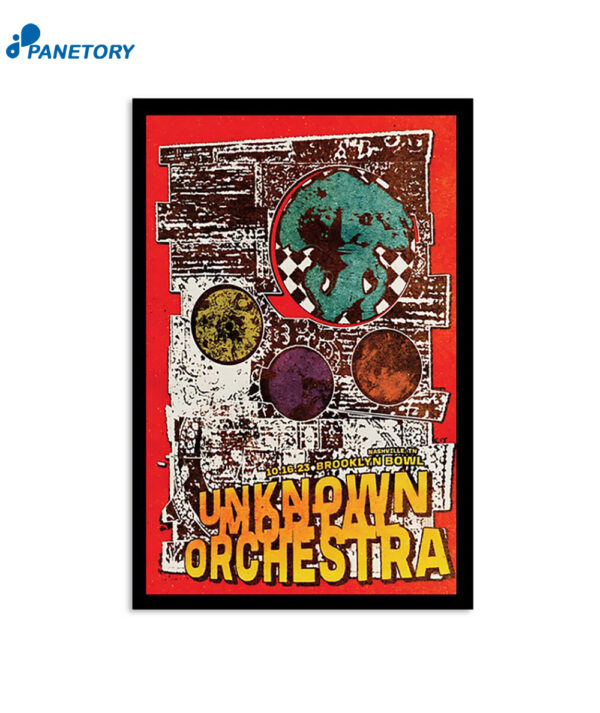 Unknown Mortal Orchestra 2023 Brooklyn Bowl Nashville Tn Poster