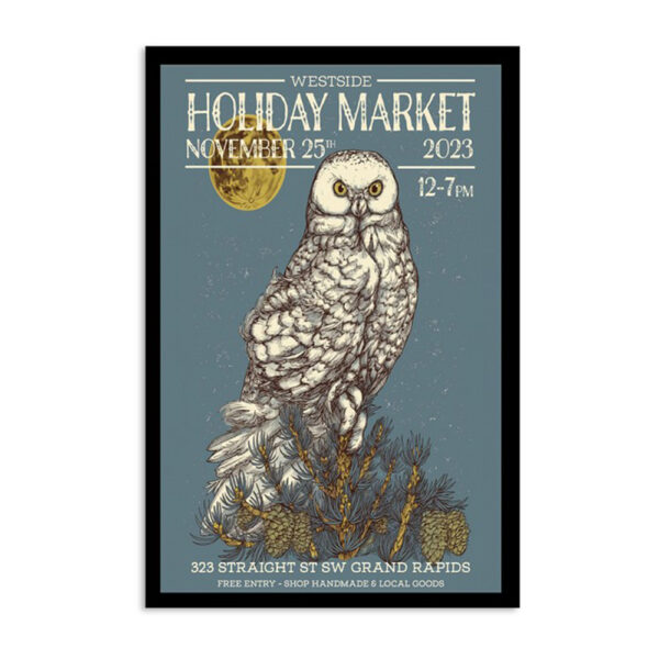 Westside Market Town Hall Cincinnati Oh November 25th 2023 Poster