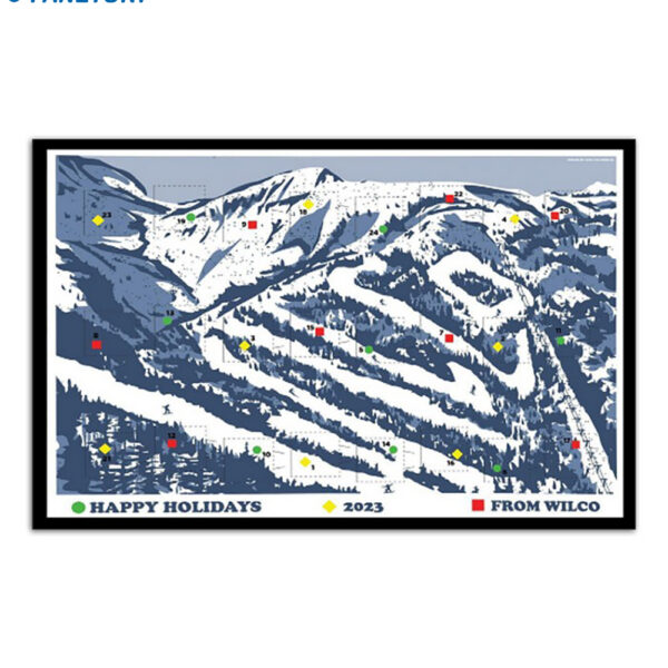 Wilco Happy Holidays 2023 Poster