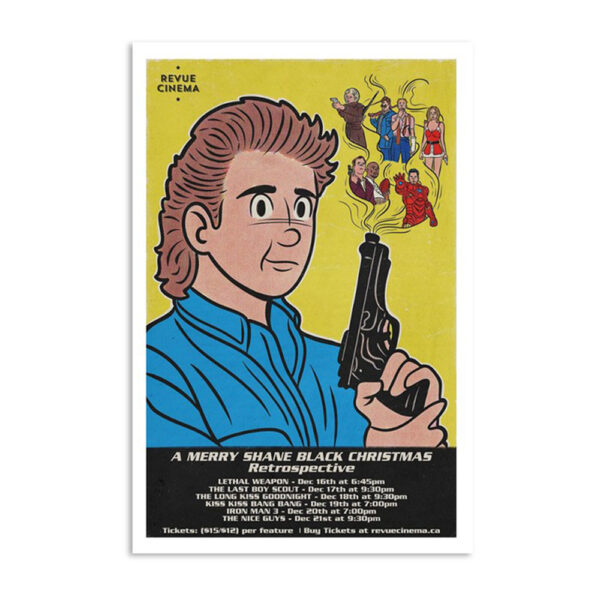A Merry Shane Black Christmas Retrospective December Tour 2023 Poster