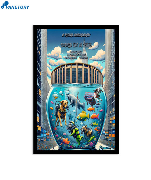 A Phish After-party Featuring Dogs In A Pile Sony Hall New NY Dec 28 2023 Poster