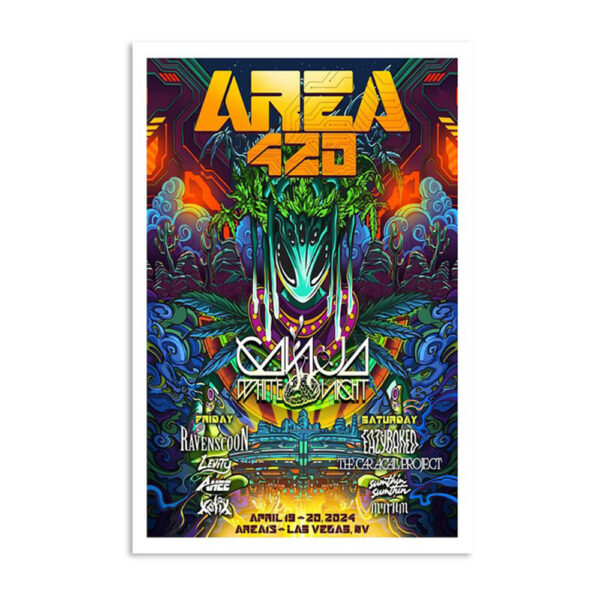 Area 420 Las Vegas Nv April 19 & 20 2024 Poster